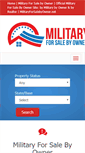 Mobile Screenshot of militaryforsalebyowner.net